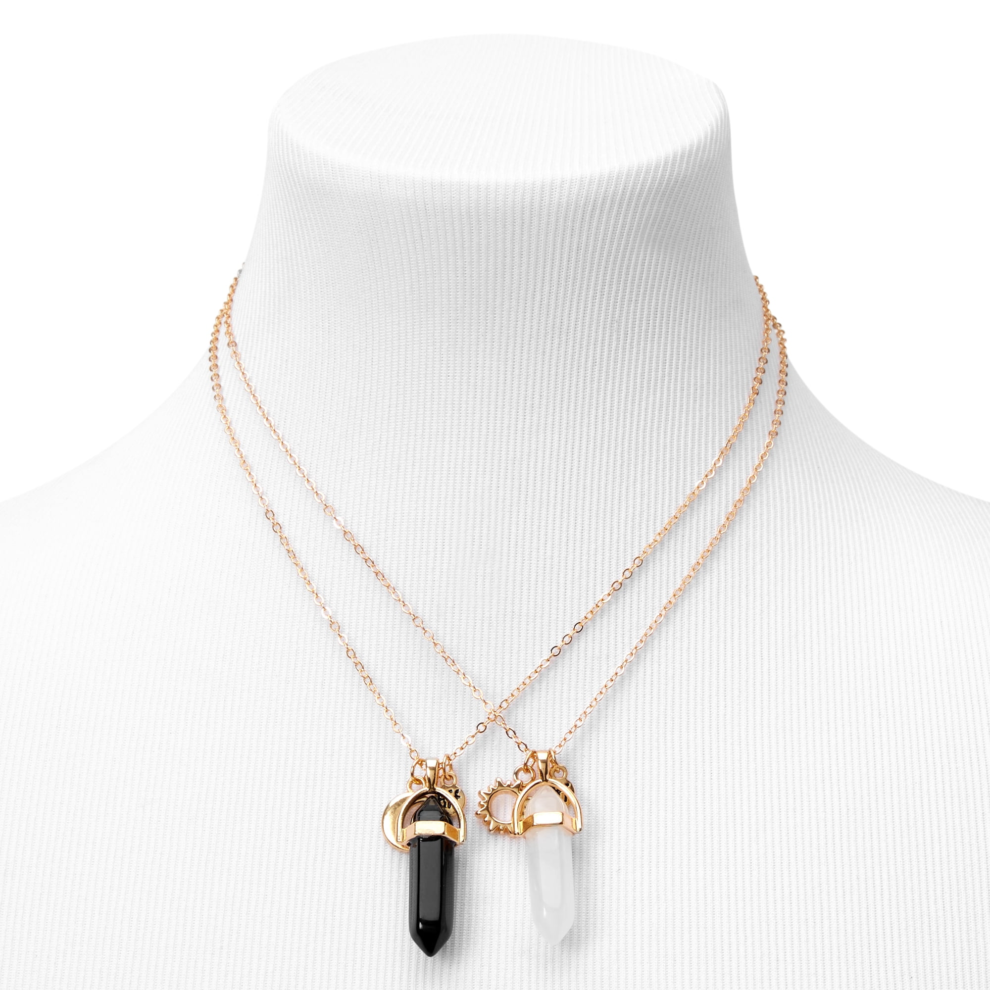 Best Friends Rhinestone Bear Pendant Necklaces - 2 Pack | Claire's