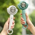 thumbnail image 2 of HEVIRGO Handheld Cooling Fan Handheld Fan Portable 270-Degree Rotation Multi-Directional Cooling Handheld Fan with 2000mAh Rechargeable Battery for Home Outdoor, 2 of 10