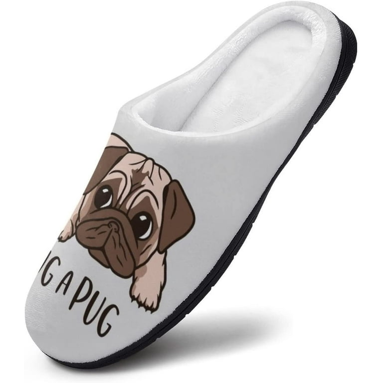 Pug sales house shoes