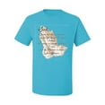 thumbnail image 2 of Wild Bobby, Praying Hands God Grant me the Serenity Courage Wisdom, Inspirational/Christian, Men's Graphic Tees, Light Turquoise, 4XL, 2 of 3