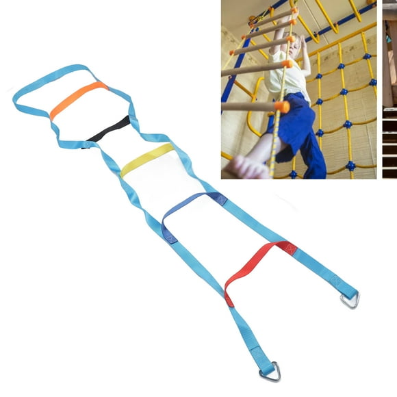 Playground Rope Ladder, Anti Fall Kids Rope Ladder 6.6ft for Tree House