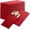 Bright Red, variant on 50-Pack Disposable Linen-Feel Dinner Napkins with Built-in Flatware Pocket, GRAY Prefolded Cloth Like Paper Napkins For Dinner, Wedding Or Party [Silverware NOT Included]
