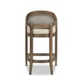 thumbnail image 6 of Americana 26" Cane Back Counter Height Bar Stool Taupe Beige, 6 of 11
