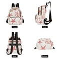 thumbnail image 4 of FORMRS Mini Backpack Purse for Women Travel Daypack Casual Shoulder Bag, White Starfish, 4 of 7