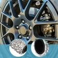 thumbnail image 2 of FRCOLOR Rhinestone Tire Caps 4pcs Car Valves Stem Caps Tire Caps Rhinestone Universal Car Valves Core,0.59"X0.59"X0.59", 2 of 5