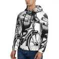 thumbnail image 3 of Lsque Capybara Riding Bicycle Pattern Casual Men's Hoodie,Hooded Sweatshirt with Kangaroo Pocket,Pullover Hoodie-X-Large, 3 of 7