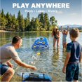 thumbnail image 3 of Juego acuático de cornhole GoSports Splash Skip, set flotante, 3 of 6