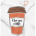 thumbnail image 2 of Love You Latte Adorable Coffee Pun Romper Boys or Girls Infant Baby Brisco Brands NB, 2 of 6