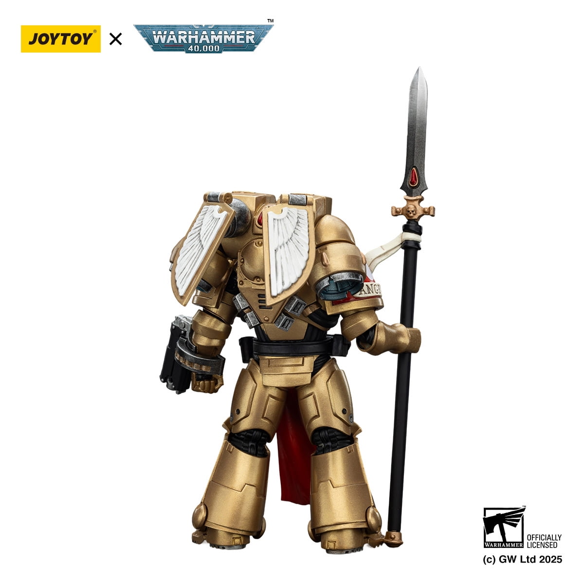 [IN STOCK] JOYTOY Warhammer 40K 1/18 Action Figures Blood Angels Sanguinary Guard 2 with Angelus Boltgun and Encarmine Spear