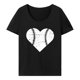 thumbnail image 3 of Camiseta para mujer con cuello redondo, camiseta básica para acampar, trabajo, deportes, regalo para mujer XL, 3 of 7