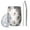 White Cow Head, variant on 12oz Stemless Wine Tumblers White Cow Moo Pattern Vacuum Insulated Stainless Steel Travel Tumbler Cups Mug with Lid and Straw for Champaign,Cocktail,Beer with Cleaning Brush
