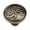 Brass & Bronze, variant on Utopia Alley Roma Cabinet Ring Pull Knob - Decorative Cabinet Drop Pull Knobs for Cabinets and Drawers - Vintage Cabinet Hardware with Hand Finished Antique Brass - Metal Drawer Pull Knobs 1.3"