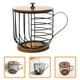 thumbnail image 4 of Cesta de almacenamiento de escritorio con forma de taza, cesta organizadora para el hogar con tapa, 4 of 7