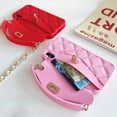 thumbnail image 4 of Dteck iPhone 14 Pro Max Case for Women Girls, Luxury Hand Bag Design with Card Slot Soft Silicone Case with Shoulder Strap for iPhone 14 Pro Max, Pink, 4 of 4