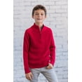 thumbnail image 2 of Cozeeme Half Zip Long Sleeve Sweater Little Kid to Big, 2 of 5