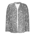 thumbnail image 6 of KIHOUT Women's Printed Cardigan Starry Pattern Pocket Design Relaxed Comfortable Fit, 6 of 7