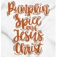 thumbnail image 2 of Fall Pumpkin Spice and Jesus Christ Women Plus Size Long Sleeve Graphic Tee Brisco Brands 2X, 2 of 5