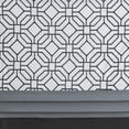 thumbnail image 3 of 510 Design Black and Grey Shower Curtain, Transitional Embroidered with 12 Button Holes, 72" x 72", 3 of 5