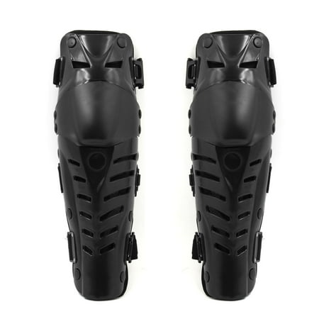 2pcs Black Motorcycle Racing Motocross Knee Shin Armor Pads Protector