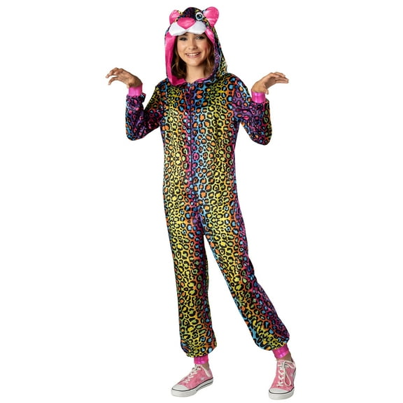 Neon Leopard Costume for Tweens