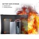 thumbnail image 3 of Bolsa grande para documentos ignífuga con bolsillos con cremalleras, bolsa ignífuga resistente al agua de 13,7 x 9,4, bolsa de dinero para almacenamiento seguro a prueba de fuego p, 3 of 4