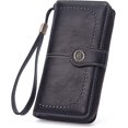 thumbnail image 1 of Cartera para pasaporte de viaje YONGSHENG con bloqueo RFID negro, 1 of 5