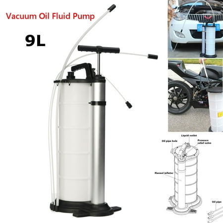 9l Manual Pump Vacuum Suction Extractor Changer Manual Petrol Pump Tank Remover Plastic For Auto Car Motorcycle (Best Vacuum Pump Oil)