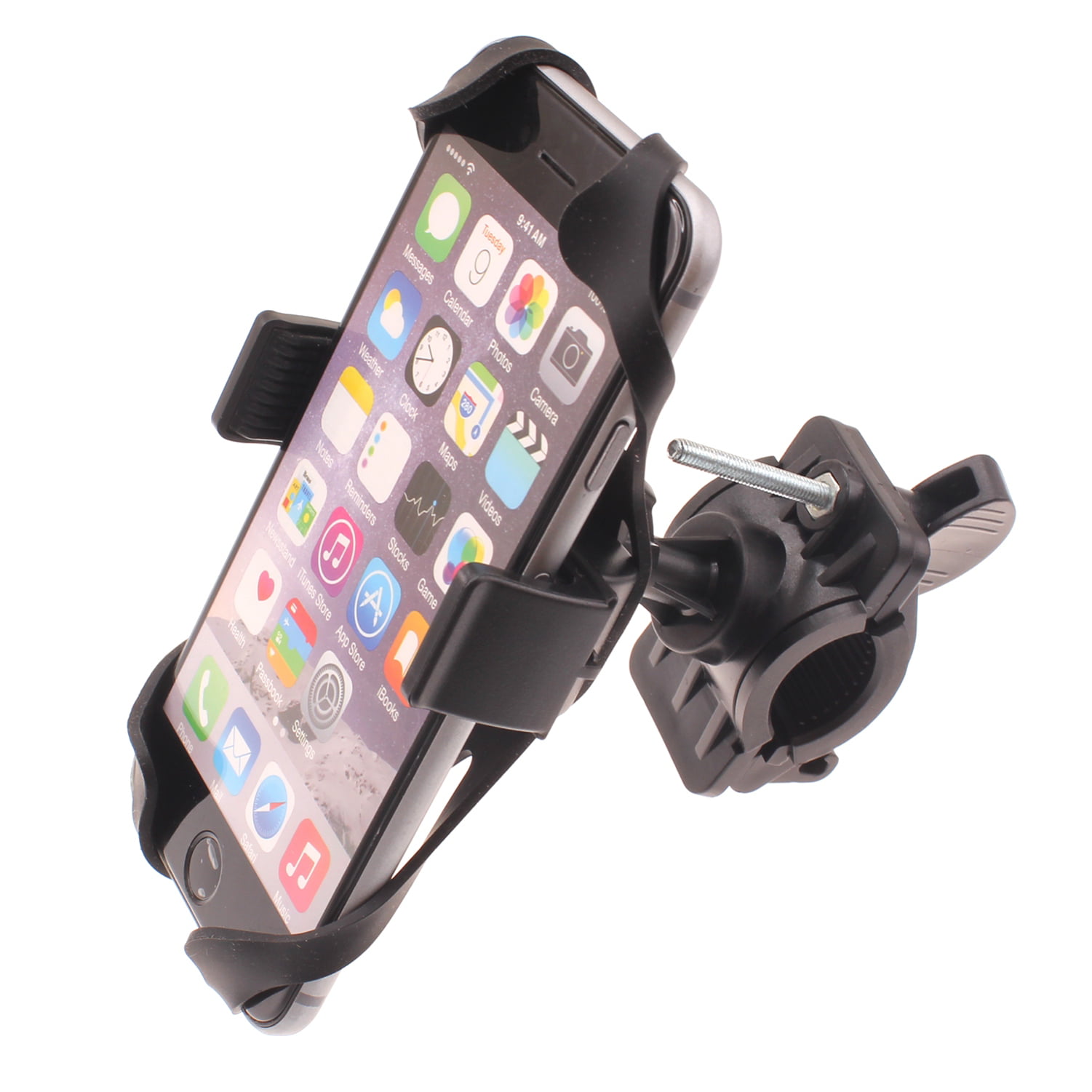 Handlebar Bicycle Mount for iPhone SE (2022) - Silicone Holder Bike Non-Slip  Strap Shockproof M1D Compatible With iPhone SE 2022 (3rd Generation) 