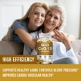 thumbnail image 5 of MENXI Coenzyme Q10 200mg,Antioxidant for Heart Health & Energy Production, Coenzyme Q10 Vitamins and Supplements,For Heart, Brain, Immunity & Liver Support - 120 Capsules, 5 of 8