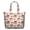 Floral, variant on Summer Garden Floral Overnight Bag Vintage Botanical Travel Duffel, , Large Capacity, Adjustable Strap