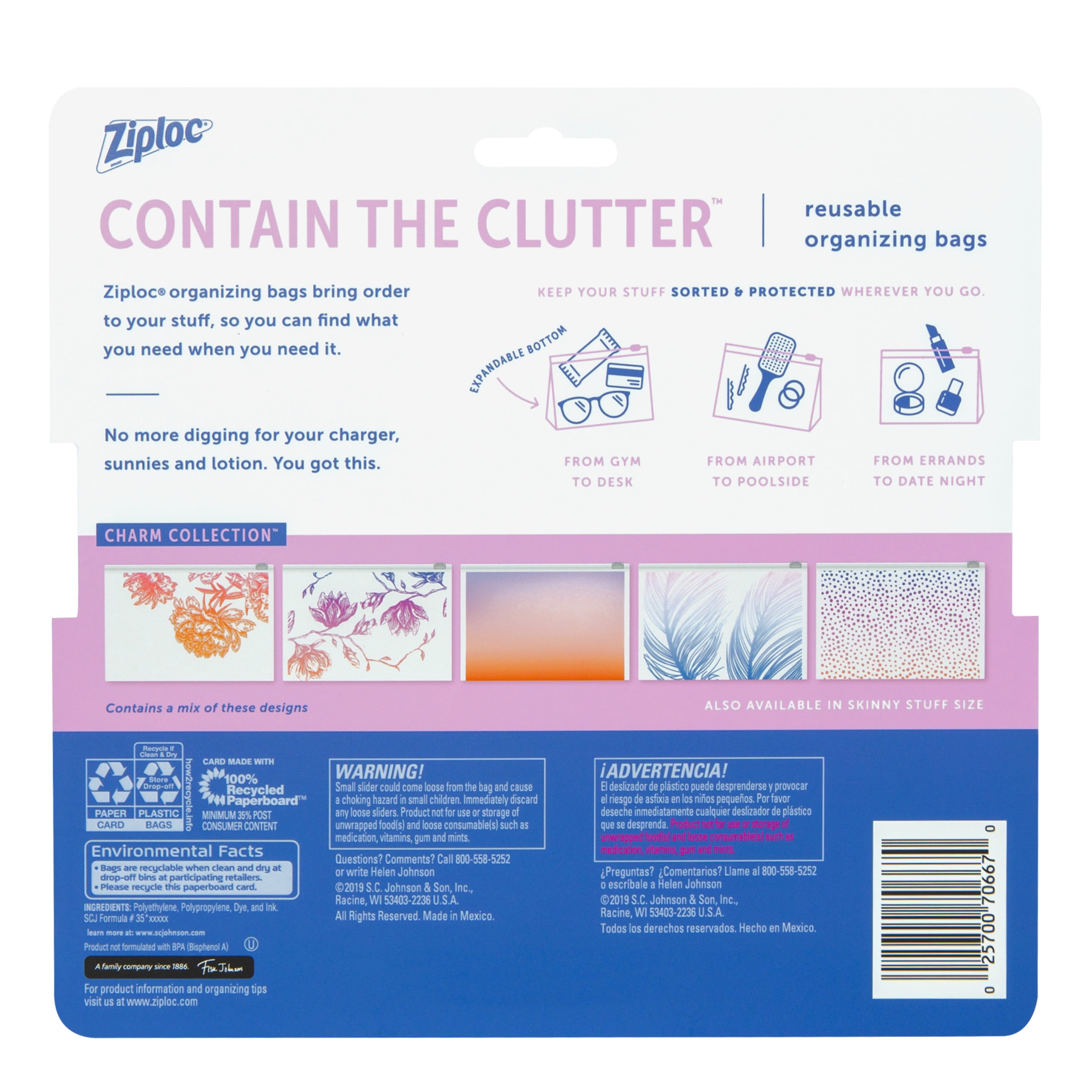 Ziploc®, Accessory Bags, Ziploc® brand