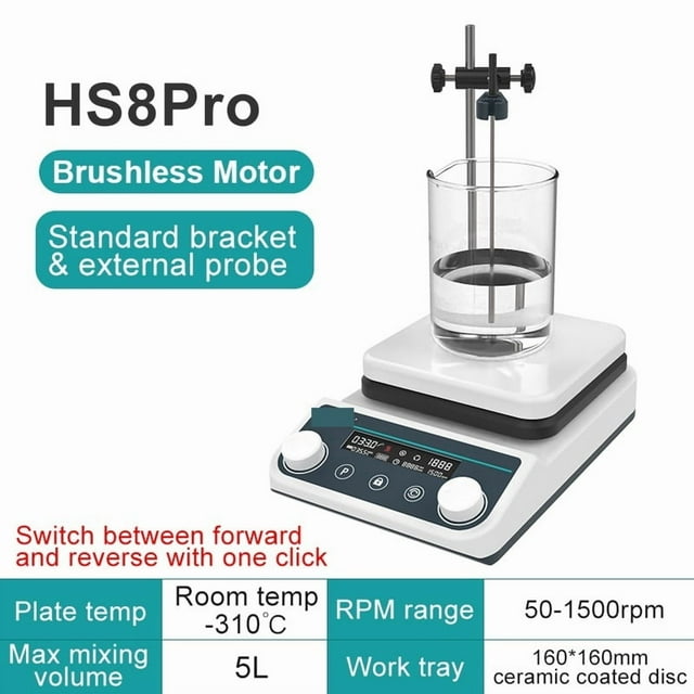 Magnetic Stirrer With Heating Digital Display Thermostatic Stirrer Laboratory Hot Plate Magnetic Mixer 20L ,High Speed
