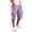 Purple, variant on HAYIMI Men Cargo Shorts With Straight Insert Pockets Casual Summer Solid Color Moisture-Wicking Stretch Golf Classic-Fit Bottoms, Army Green, XL