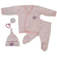 thumbnail image 2 of Bambini 510 P Coffret Cadeau en Molleton Pastel 4 Pcs, Rose, 2 of 2