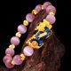 thumbnail image 2 of Pulsera de moda Sunnimix Obsidiana Pi Yao Rosa, 2 of 7
