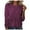 Purple, variant on BAODANN Womens Long Sleeve Shirts Pleated Crew Neck Casual Fall Fashion Tops Juniors Active Shirts Athletic Shirts Pack Women Shirt for Women Short Sleeve Casual V Neck Women Shirts for Summer Women