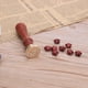 thumbnail image 3 of Cuadros Decorativos Love Series ​Retro mango de madera lacre documentos de cera sello personalizado (W14) Likrtyny embutido en tela, 3 of 3