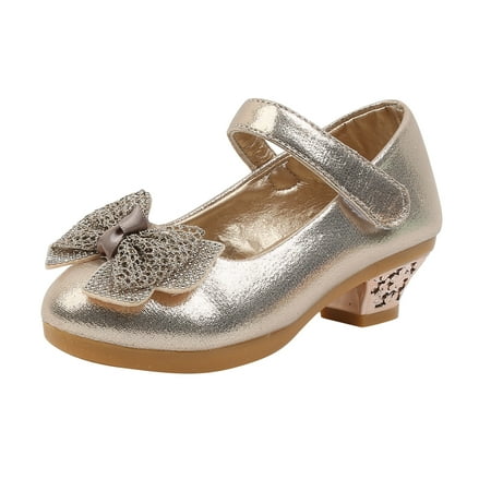 

AnuirheiH Infant Kids Baby Girls Flower Lovely Bowknot Single Princess Shoes Sandals Clearance Under $10