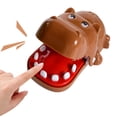 thumbnail image 1 of Hipopótamo morder dedo juego juguete morder dedo juego bebé niños boca grande hipopótamo morder dedo juego divertido juguete niños fiesta regalos ANGGREK Otros, 1 of 8