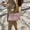 thumbnail image 5 of Bolso de lujo con cinturón y cadena plisada para mujer, bandolera de diseñador de tendencia, de alta calidad, versátil, 5 of 5