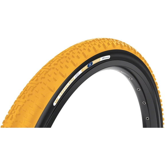 Panaracer GravelKing X1 Tire - 700 x 45, Tubeless, Folding, Honey Butter/Black