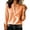 Orange Blouse, variant on Qgtaibl Womens Gingham Blouses Split Stand Collar V Neck Long Sleeve Plaid Tops Plus Size Loose Fit Breathable Daily Office Shirts Orange S