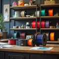 thumbnail image 3 of ABS Filament 1.75mm Colored, 1kg (Silver), 3 of 22