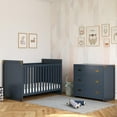Baby Relax Miles 3Drawer Dresser, Nursery Storage, Graphite Blue