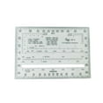 thumbnail image 3 of Square Protractor Ruler Easy Carry Reading Compact Lightweight Acrylic 1:25,000 1:50,000 for Architects Engineering Measuring Tool, 3 of 8