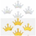 thumbnail image 1 of 100 Piezas De 18 X 25 Mm , Diseño De Corona De Plata , Manualidades , Decoración De Boda , Álbum De Recortes, 1 of 3