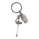 thumbnail image 5 of Llavero de esgrima, colgante, regalo, recuerdo para bolso, aficionado al deporte, monedero, esgrimista, mujeres y hombres. con Sabre, 5 of 9