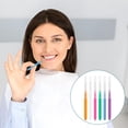 thumbnail image 6 of 120 Pcs Interdental Brush + 25 Pcs Lip Wands Applicators Disposable, Braces Brush for Cleaner Interdental Brush Toothpick Dental Flossing Oral Dental Hygiene Flosser Tooth Cleaning Tools, Multicolor, 6 of 14