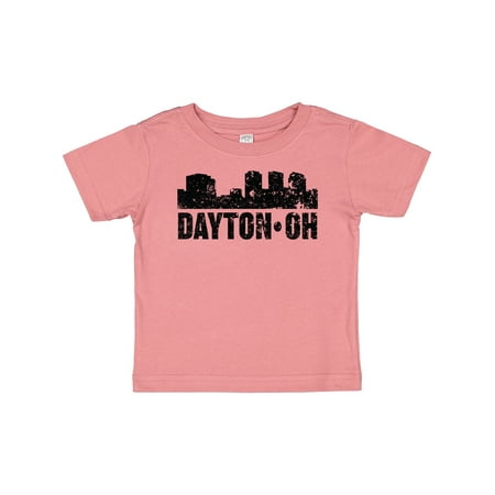 

Inktastic Dayton Skyline Grunge Gift Baby Boy or Baby Girl T-Shirt