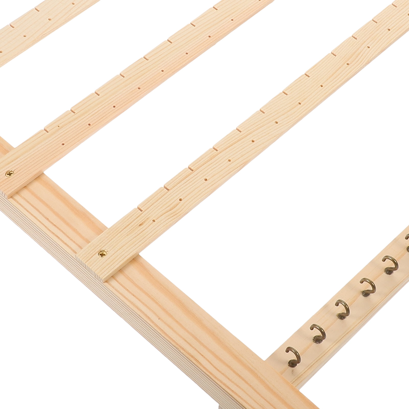 Wall Hanging Earring Organizer 1 Set Wooden Jewelry Display Rack for Ear Studs Holder